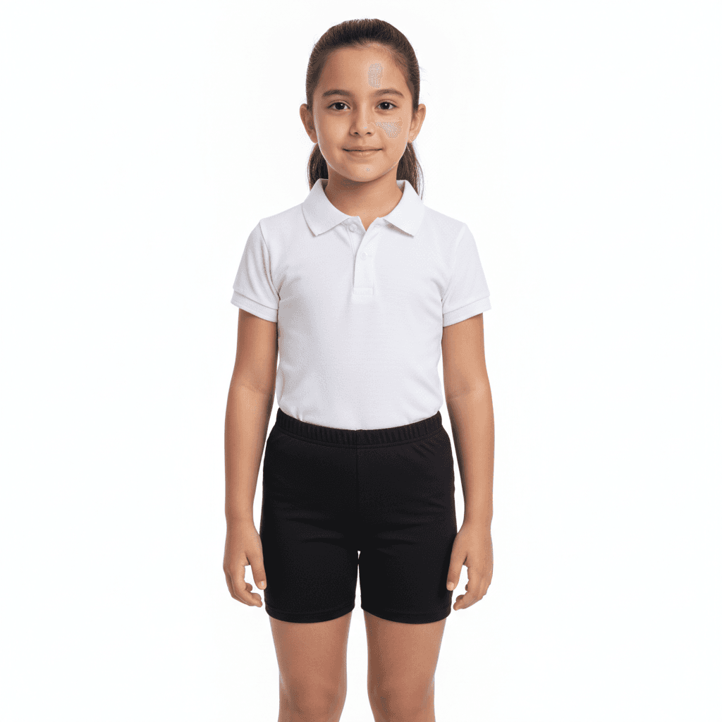 Short licra negro escolar