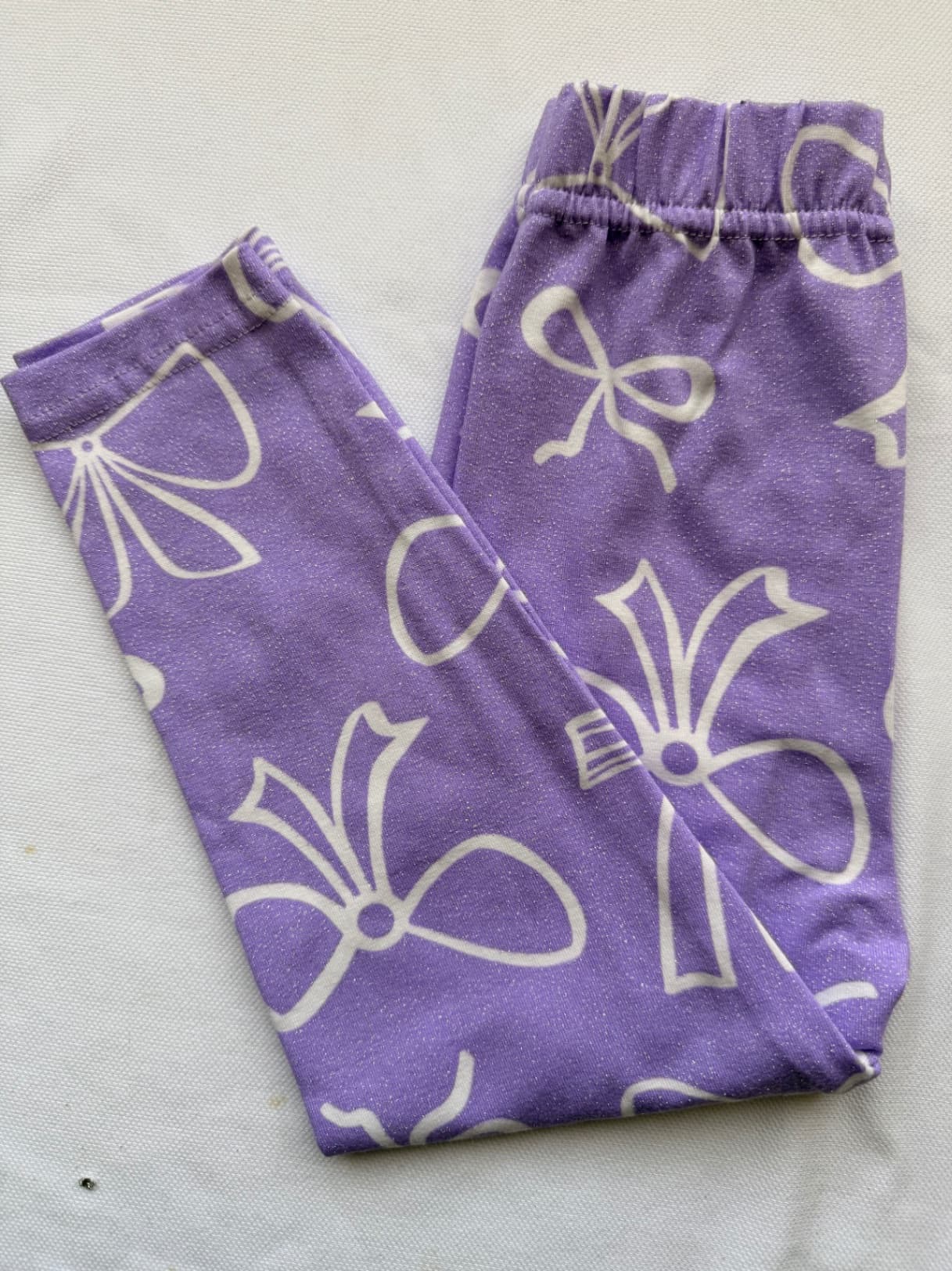Pantalón lazos lilas